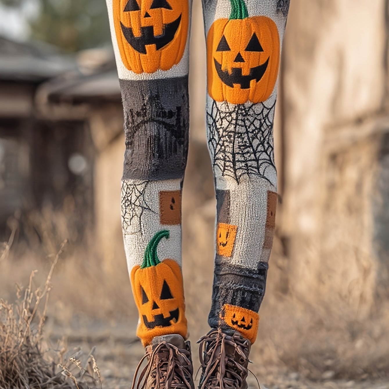 High-Waisted Sweater Leggings