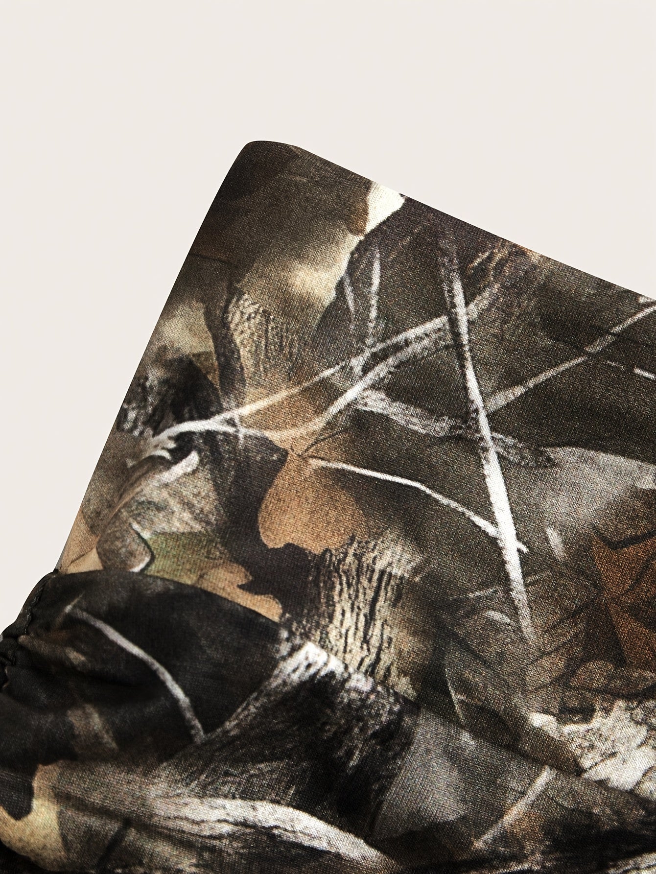 Women's Camouflage Tree Branch Print Cycling Shorts - All-Season Super Short Shorts with Full-Body Camo Design, Medium Stretch & Elastic Waistband for,, - Machine Washable Outdoor s Apparel (Brown/Black/Gray/Green) - Casual S