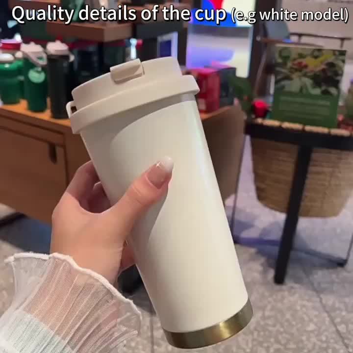 A 17.92oz Creepy Red Green Element Pattern Coffee Cup, Portable Dual Drink Thermos, Insulated/Cold Water Cup, Cool, Trendy, Cold/Hot Drink Cup, Suitable for Office, Travel, Sports/Outdoor Essentials, Basketball, Golf, Basebal