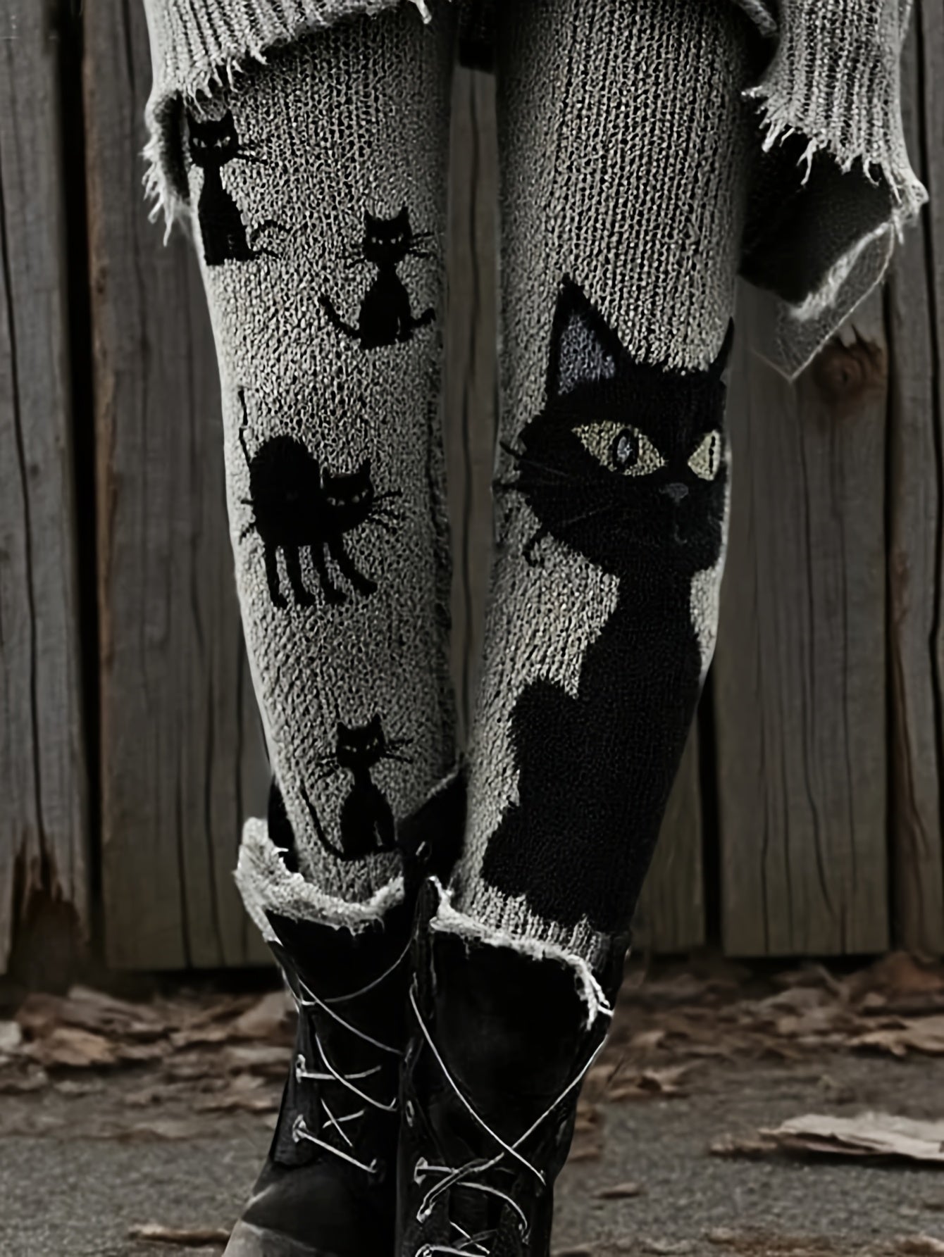 High-Waisted Sweater Leggings