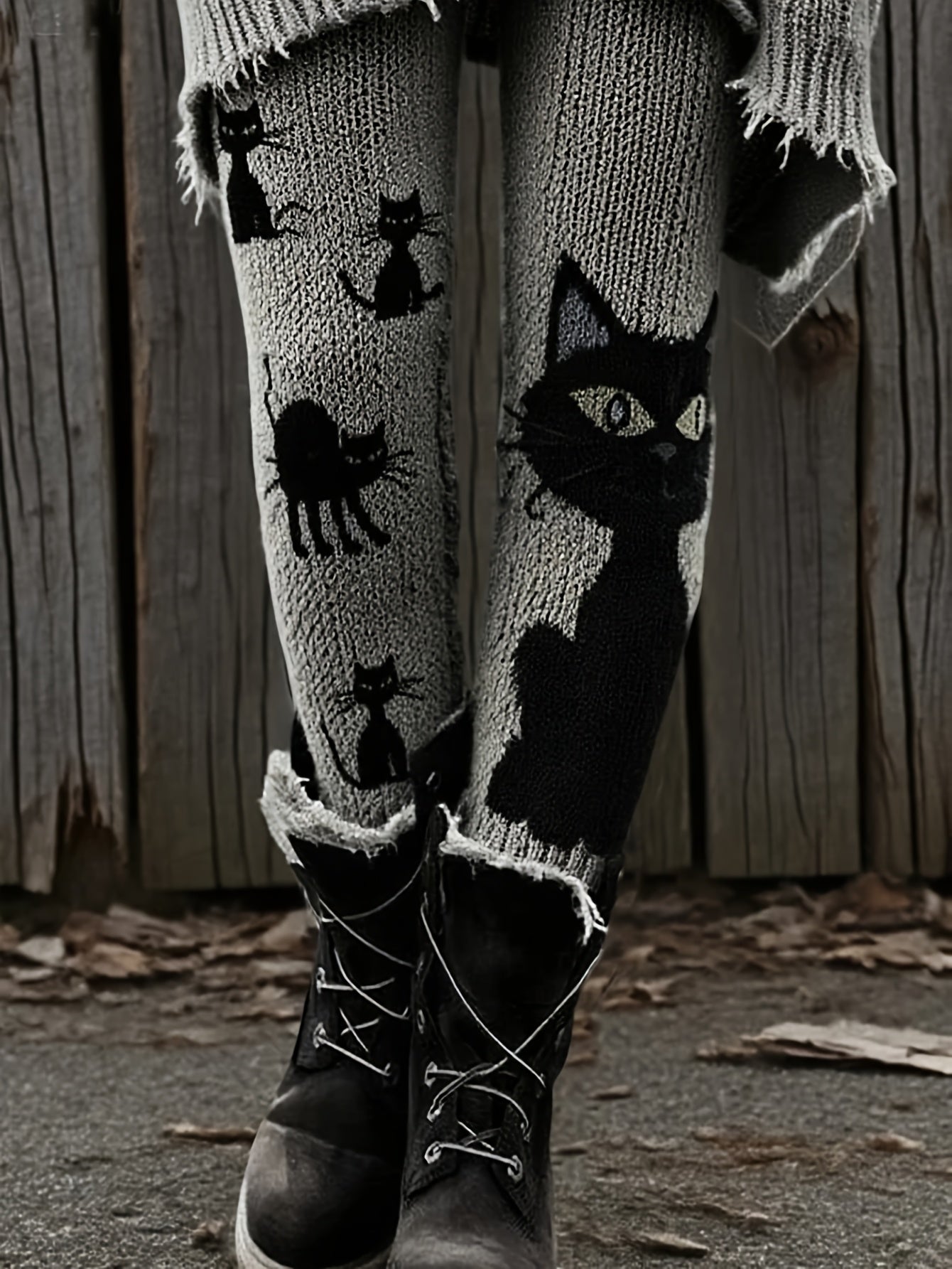 High-Waisted Sweater Leggings