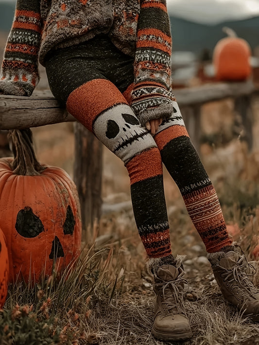 Sweater Leggings Tummy Control High-Waisted
