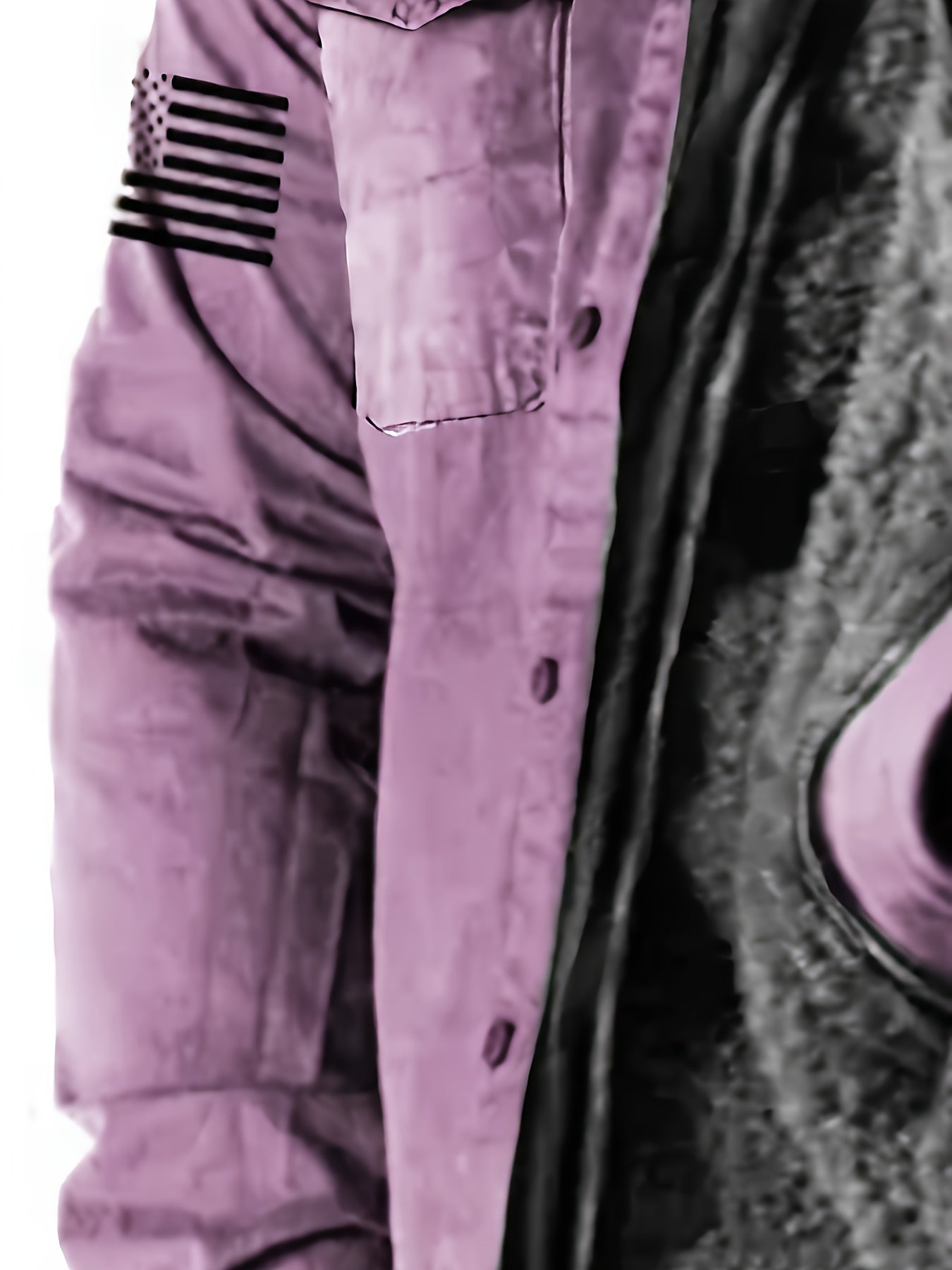 Men's Gothic Skull & Biker Jacket - Heavy-Duty Winter Coat with Full-Zip Front, Thermal Lining - Machine Washable Outerwear for Motorcycle Riding, Casual & Formal Events - Purple & Black Gothic Style Jacket with Skull Print,