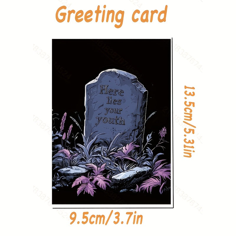 24pcs of Gothic Birthday Cards - The Perfect Choice for Horror Enthusiasts And Dark Celebrations, Suitable for Goths, Horror Fans, And Partners - an Ideal Option for Weddings, Birthdays, Anniversaries, And Valentine'S Day.