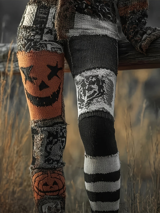 Women'S High-Waisted Thermal Tights - Heavy-Duty Winter Pants with Hip-Lifting Compression, Full-Length Leg Coverage, Sexy Bodycon Fit for, Halloween Costumes & Everyday - Warm Tights in Black/Orange/Gray/White/ - Stretchy Pa