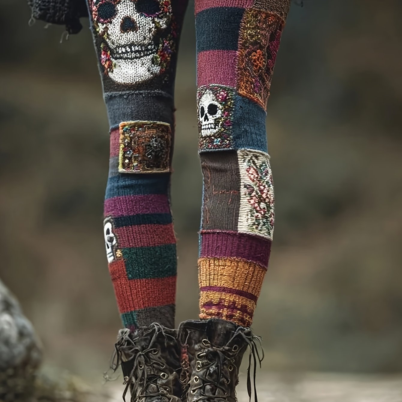 High-Waisted Sweater Leggings