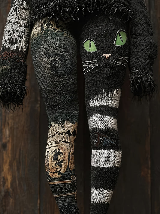 High Waisted Sweater Leggings