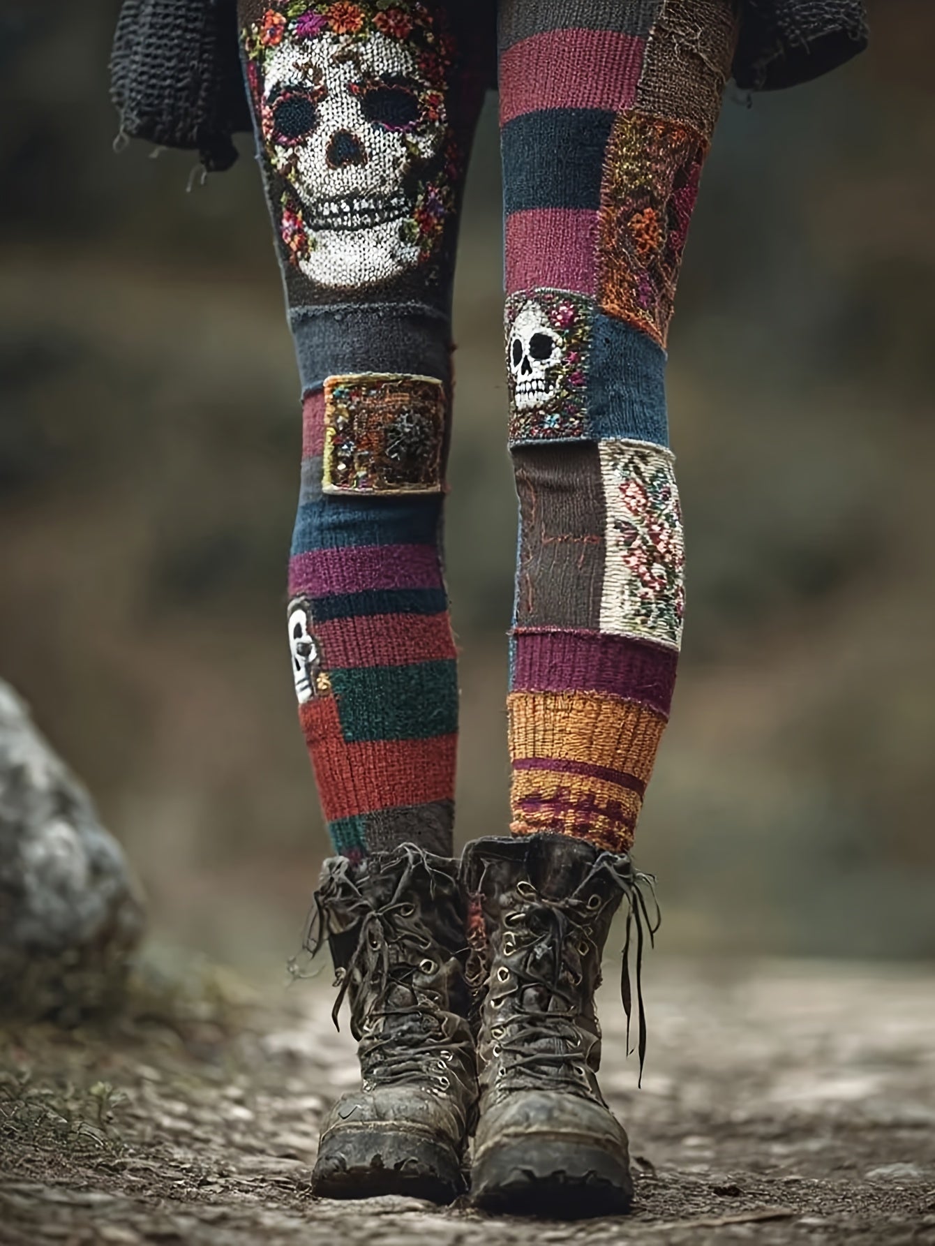 High-Waisted Sweater Leggings