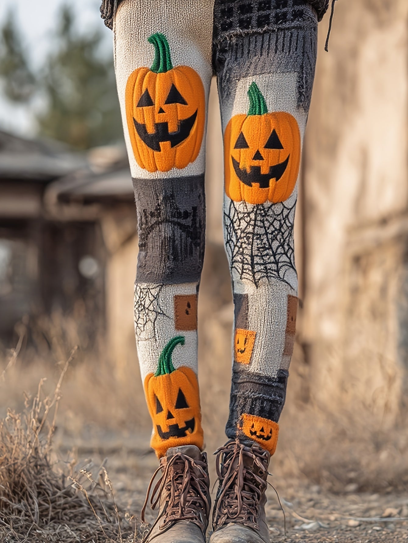 High-Waisted Sweater Leggings