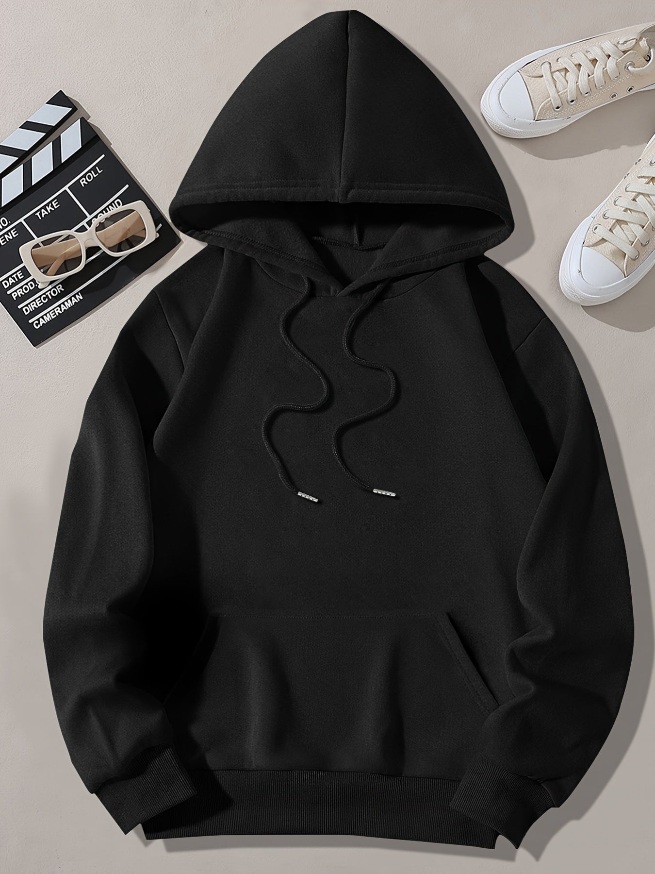 Women'S Black Hoodie with White Bull Skull & "If I'm the Problem, You Might Be the Reason" Graphic Print - Western Style Casual Pullover Sweatshirt for Fall Winter, Cozy Round Neck Hooded Sweatshirt, Trendy Streetwear & Gift