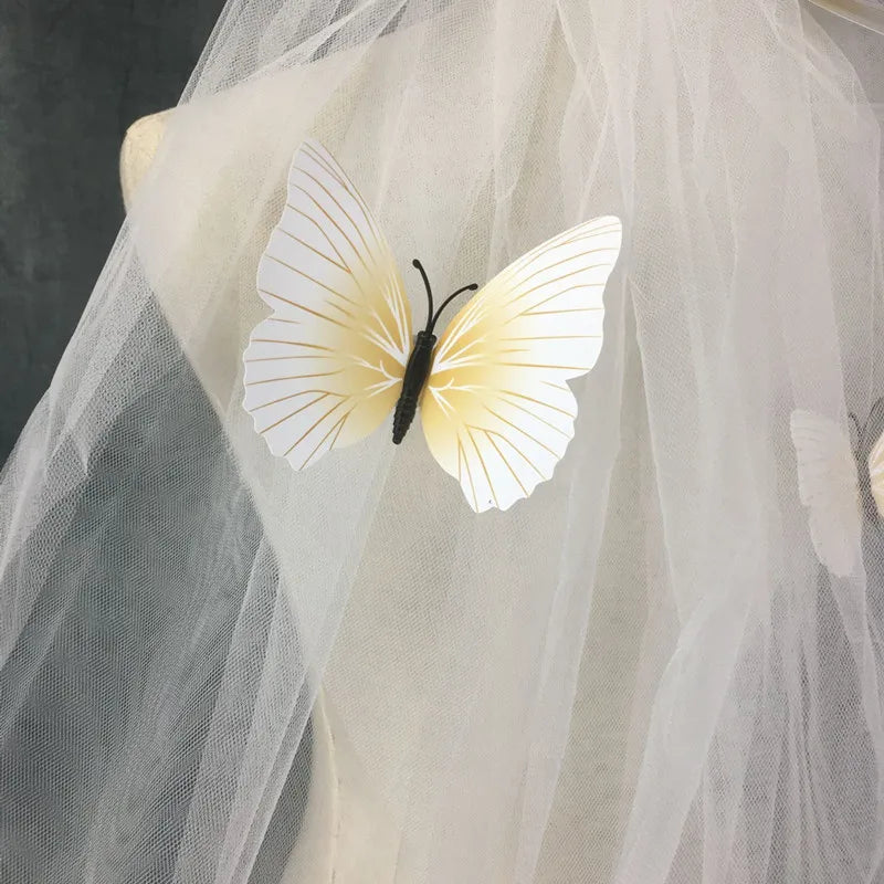 Gothic Black Veil for Halloween, Bride Taking Pictures, Bridal Catwalk, Retro Butterfly, Party Decoration, Hair Accessories