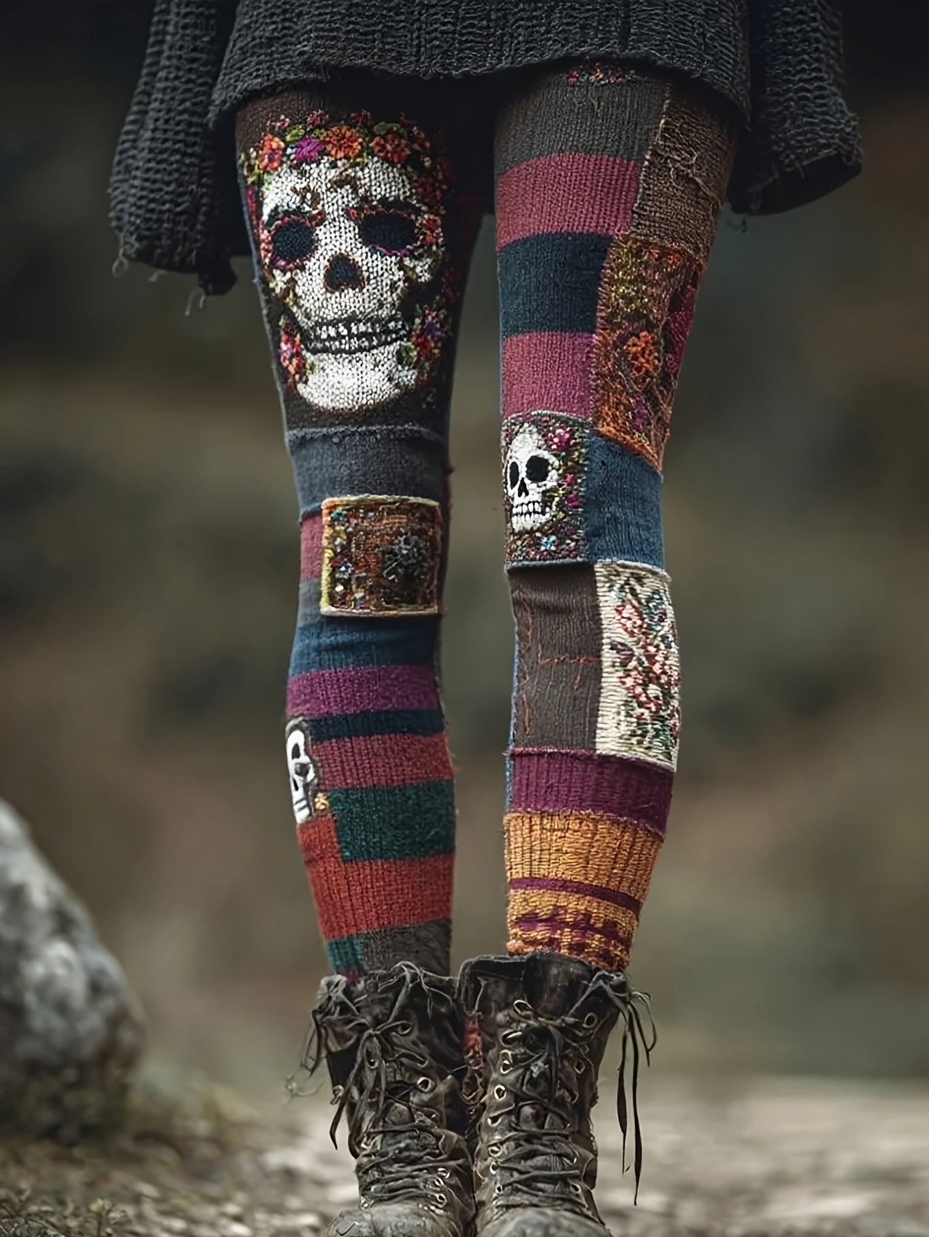 High-Waisted Sweater Leggings