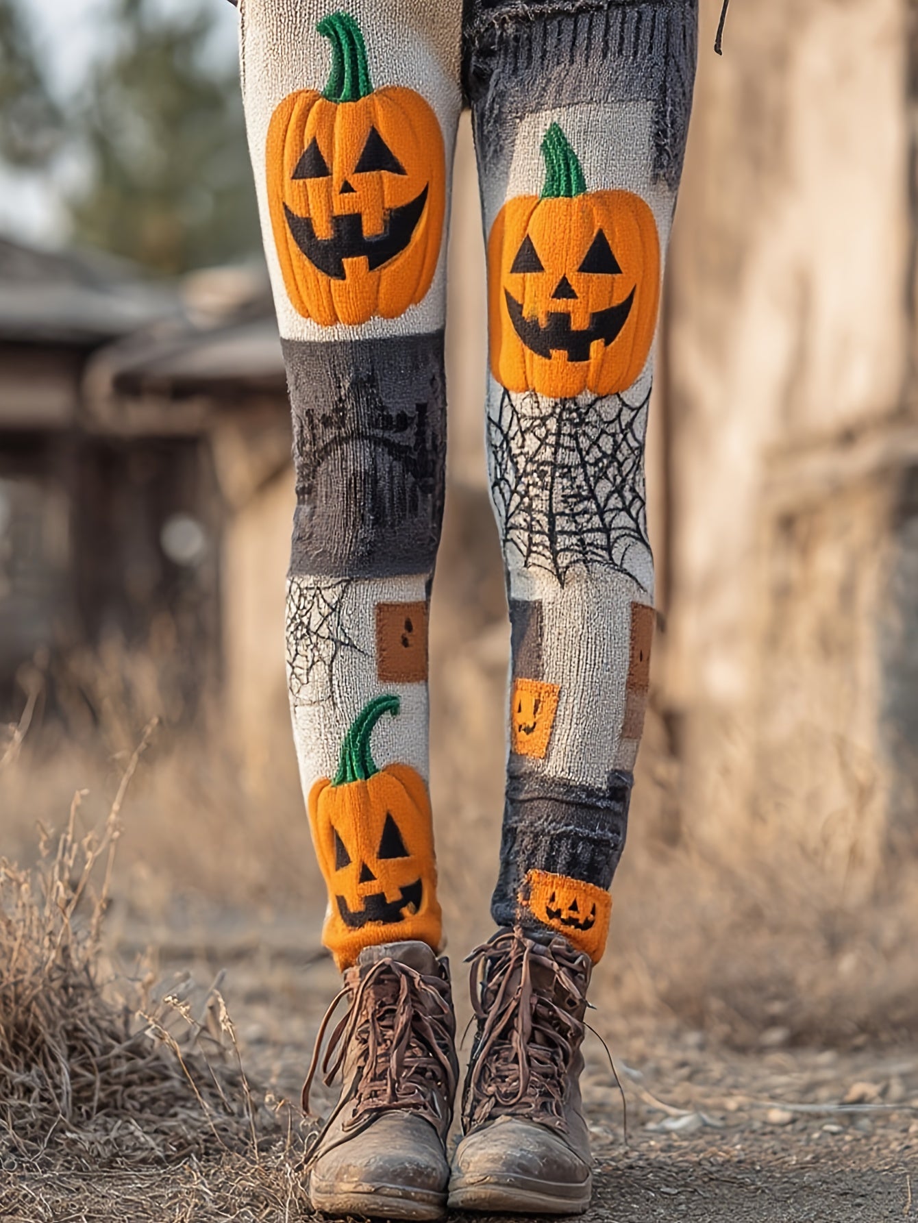 High-Waisted Sweater Leggings