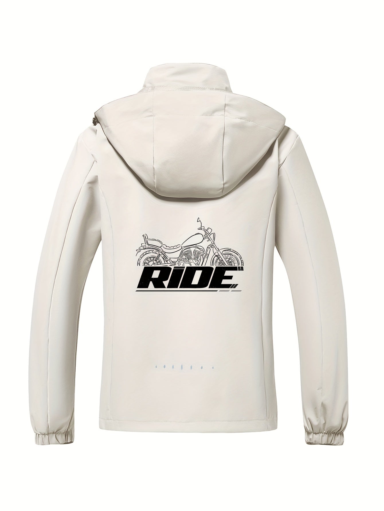Women'S Windproof Motorcycle Jacket - Lightweight Windproof Coat with Full-Zip Closure, Hooded Neck, Zippered Pockets - Pink Riding Jacket for Motorcycling, Cycling, Commuting - Spring/Fall Outerwear for Women Riders, Motorcy