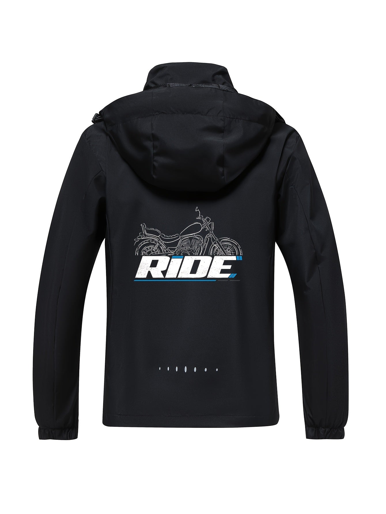 Women'S Windproof Motorcycle Jacket - Lightweight Windproof Coat with Full-Zip Closure, Hooded Neck, Zippered Pockets - Pink Riding Jacket for Motorcycling, Cycling, Commuting - Spring/Fall Outerwear for Women Riders, Motorcy